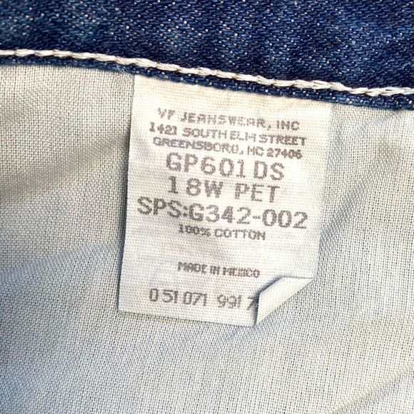 Gitano Vintage Mom Jeans Petite Relaxed Fit Straight Leg Denim Sz 18W Petite - Picture 6 of 11